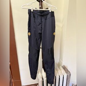 Descente ski Black Joggers with Gold Accents